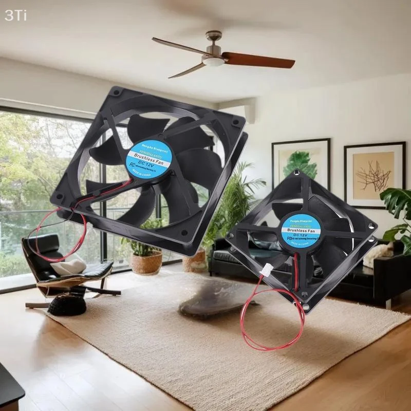 قطعة واحدة 12 فولت تيار مستمر JSF922512HS M-305IB مروحة تبريد ثلاجة السيارة مع تصميم فراشة بسلكين