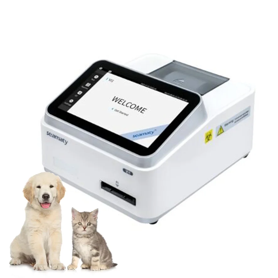 Seamaty Vi1 Portable Vet Fluorescence Immunoassay Analyzer Machine For Dog And Cat / Progestrone Test Machine Analyzer