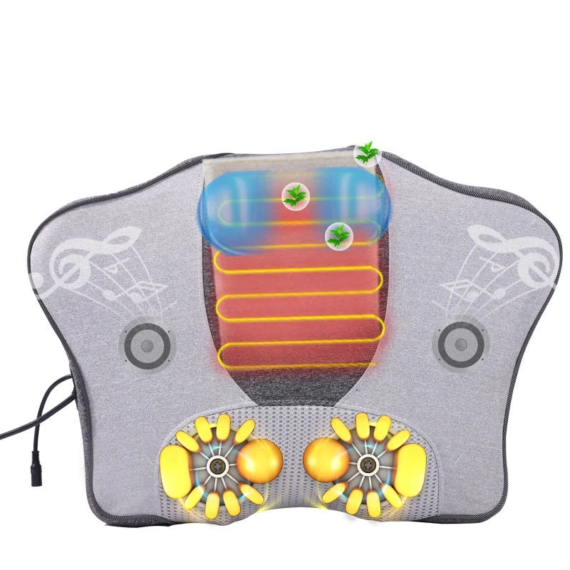 

Cervical traction massage pillow, airbag warm compress, kneading neck, electric inflatable waist and neck dual-purpose massager