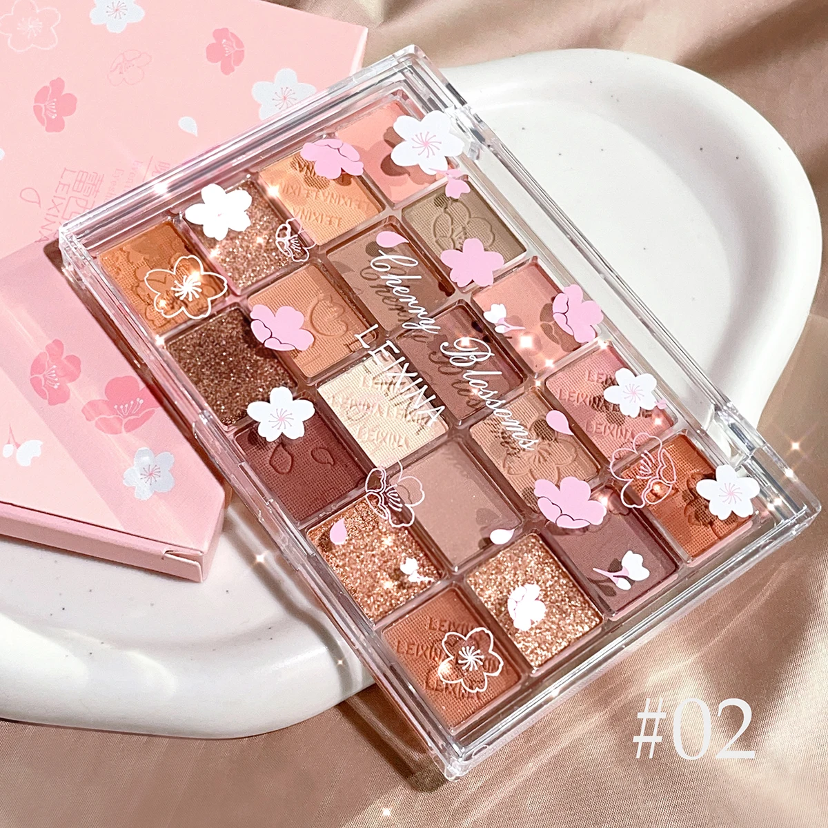 Sombra para os olhos, pérola, lantejoulas, fosco, baixo, terra, chá leite, 20 cores, novo