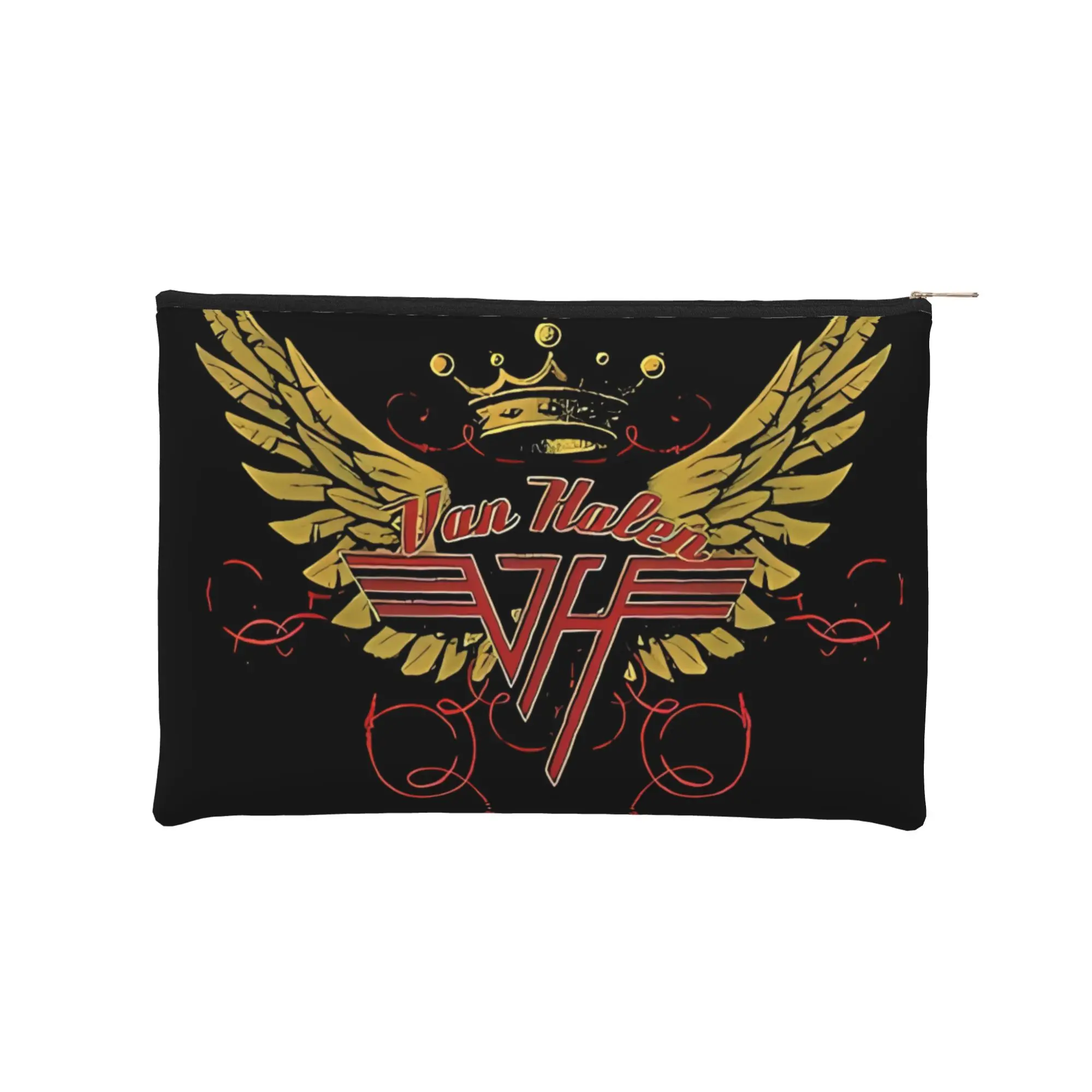 Stylish Van Friend Awesome Makeup Bag Van Halen Toiletry Bag with Zipper Cosmetic Pouch