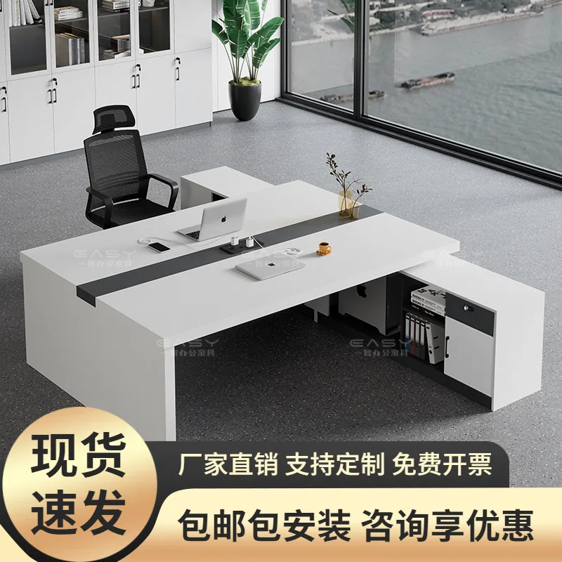 Staff table Double face to face Financial desk Table and chair combination Two people in one
