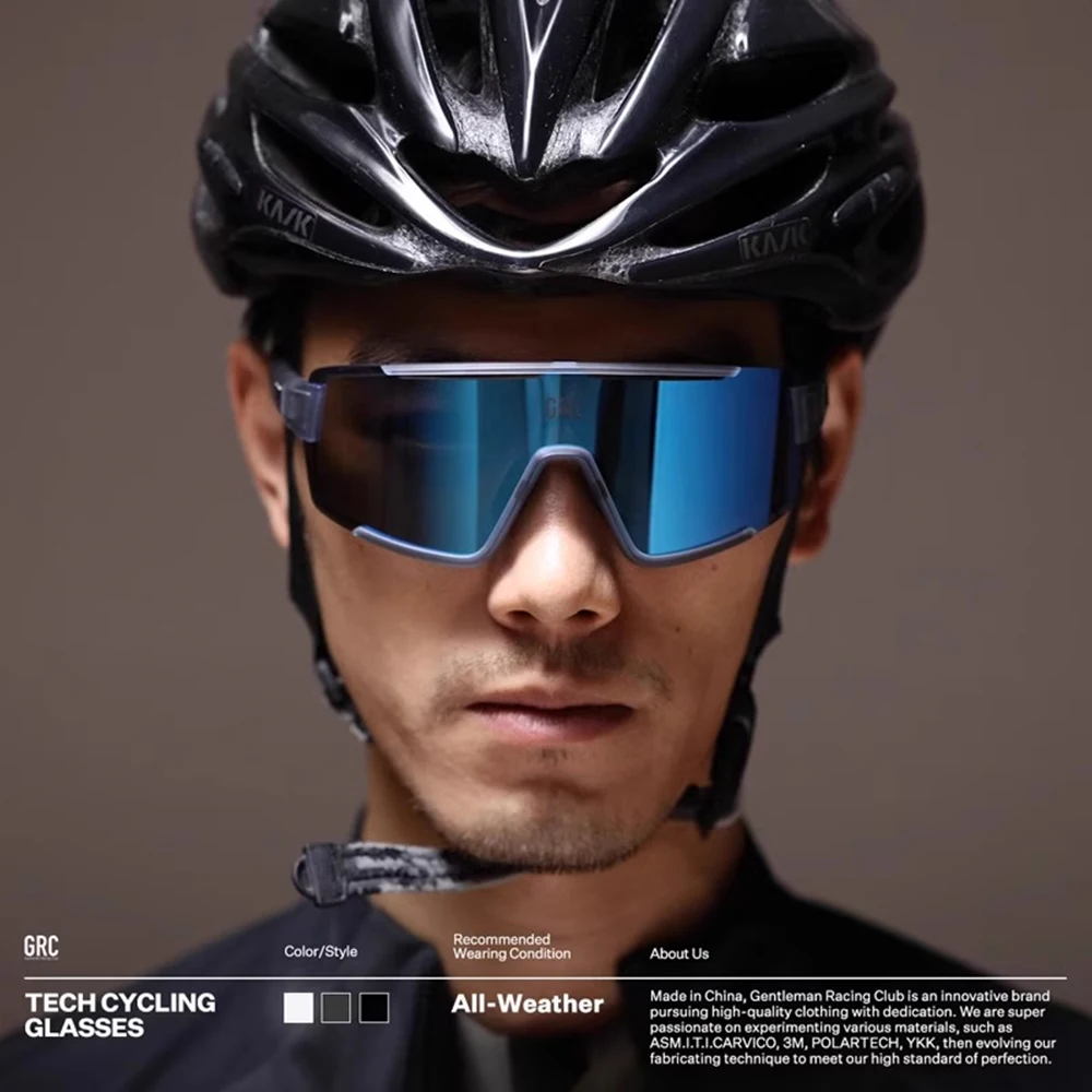 

GRC Cycling Glasses Road Bike Sunglasses MTB Bicycle Sports Eyewear Men Women Running Outdoor Windproof Riding Glasses