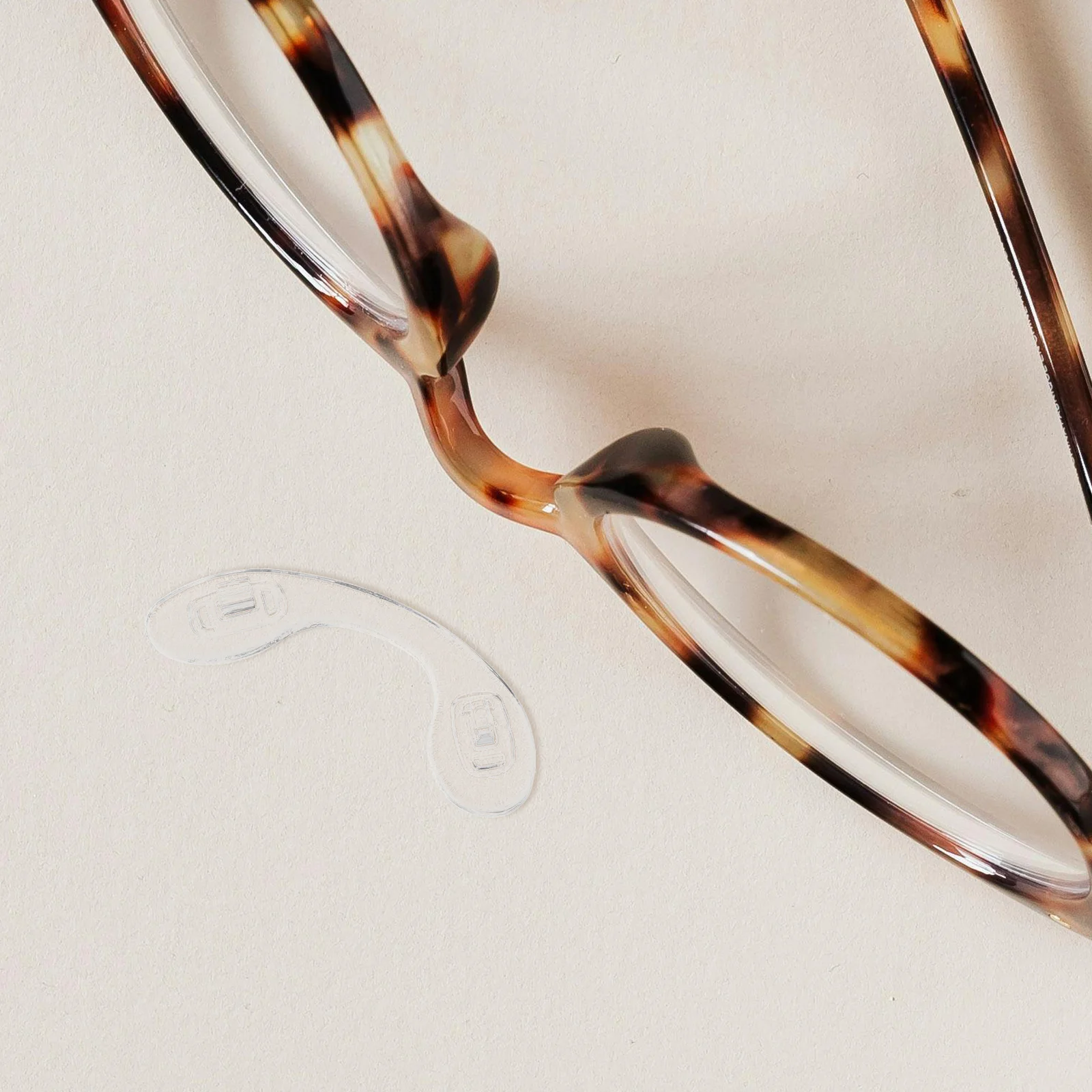 6 قطع من وسادات أنف السيليكون الناعمة الشفافة على شكل حرف U تدعم جسر النظارات غير القابل للانزلاق والملاءمة الآمنة لإطارات النظارات #4