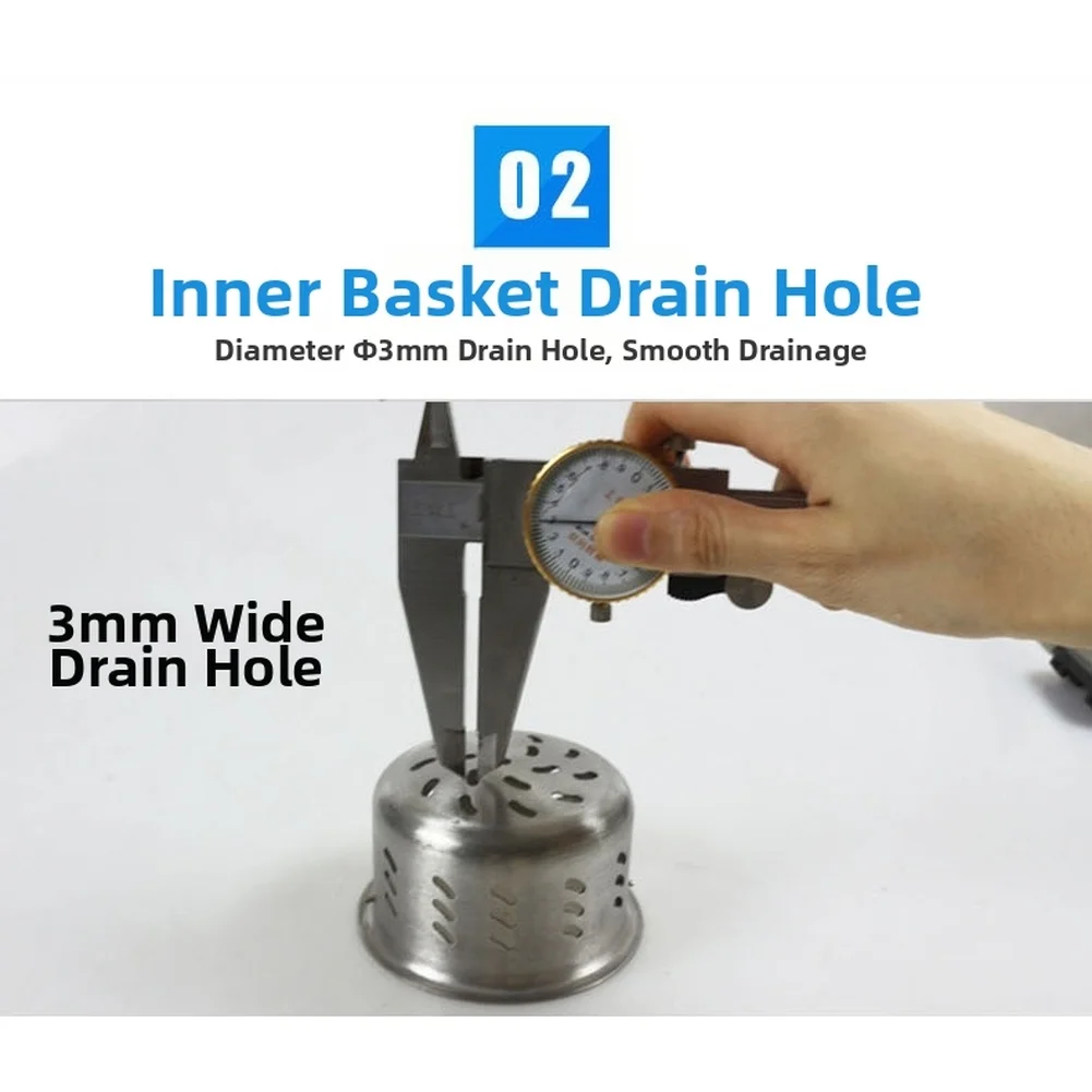 SUS304 Stainless Steel Drain Filter Basket Designed for 86mm Sink Openings Featuring Rust Resistant Construction