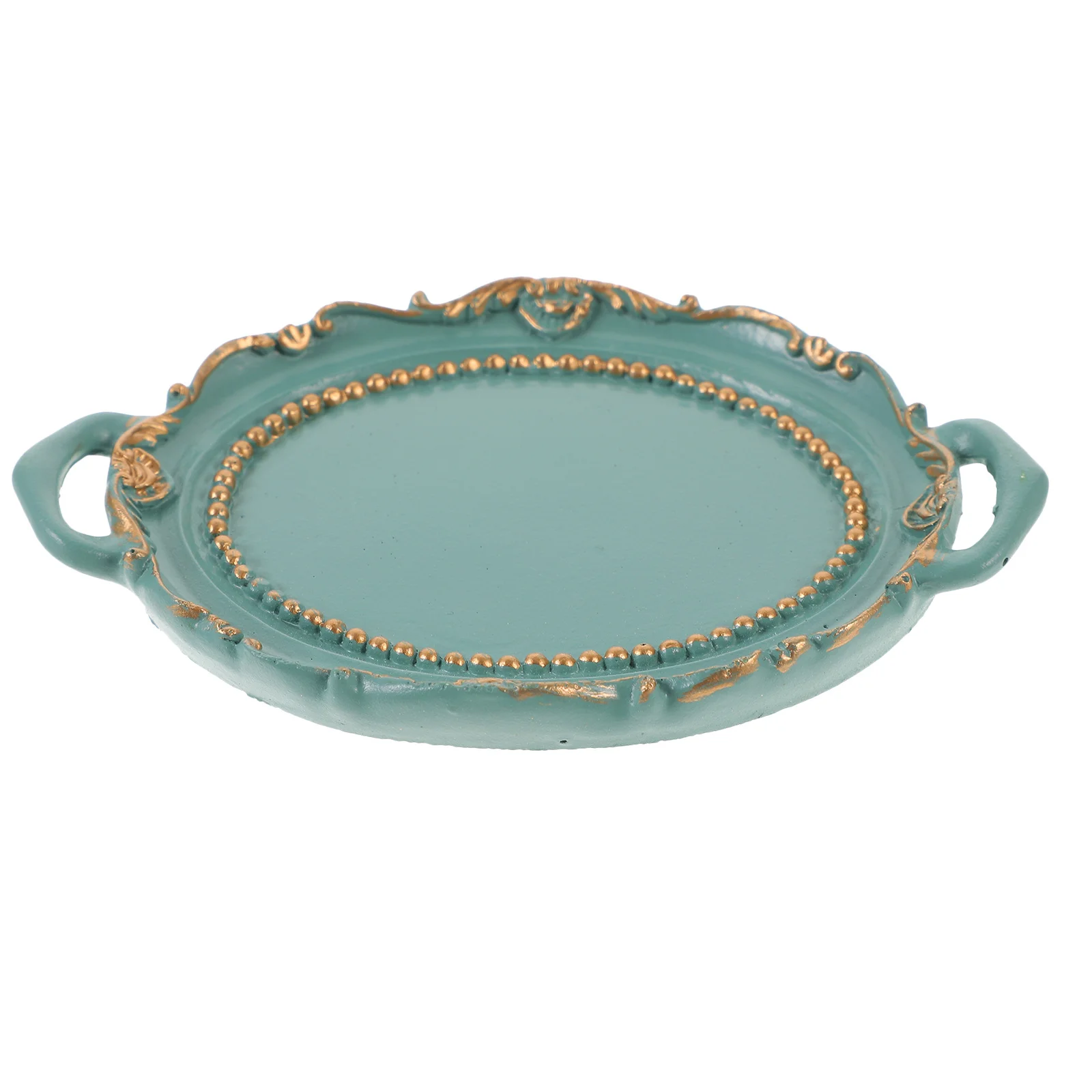 صينية عرض المجوهرات العتيقة، ترصيع الأذن الصغيرة، منظم الخاتم، حامل المجوهرات المزخرف، صينية تخزين للخواتم والأساور والحلي #5