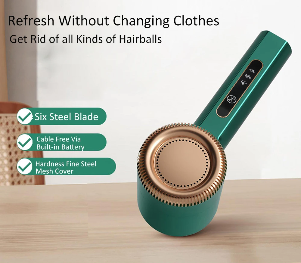 Lint Entferner Für Kleidung Wiederaufladbare Haar Ball Trimmer Fuzz Pellets Kleidung Pullover Stoff Rasierer Elektrische Fluff Lint Remover – Detail 4