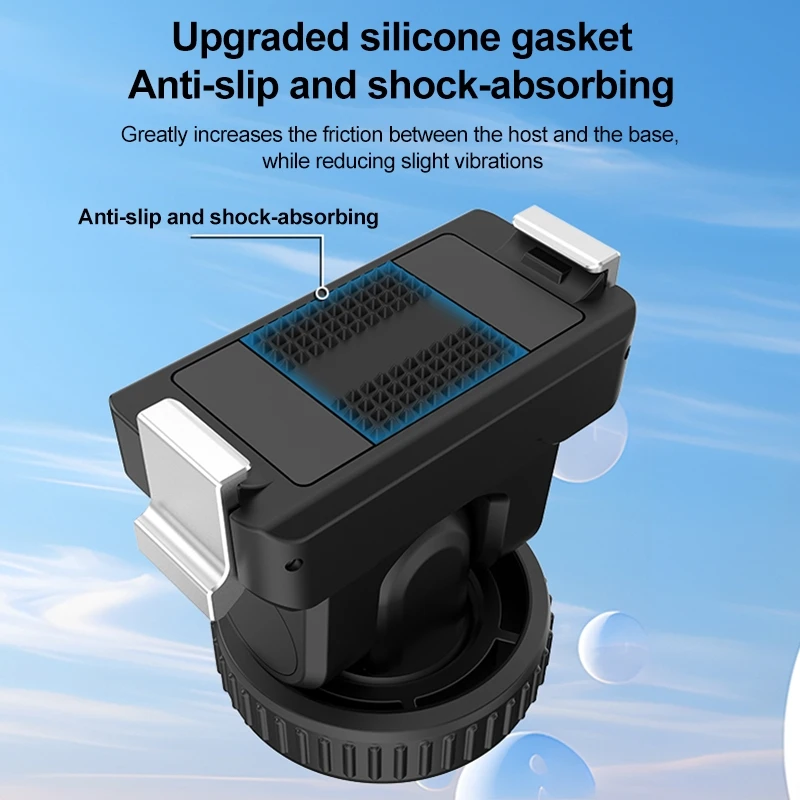 Cold Shoe Gimbal Quick Release Base Adapter For DJI Osmo Action 5 Pro/Osmo 360 / 4 / 3  Mount Adapter Bracket Camera Acessories