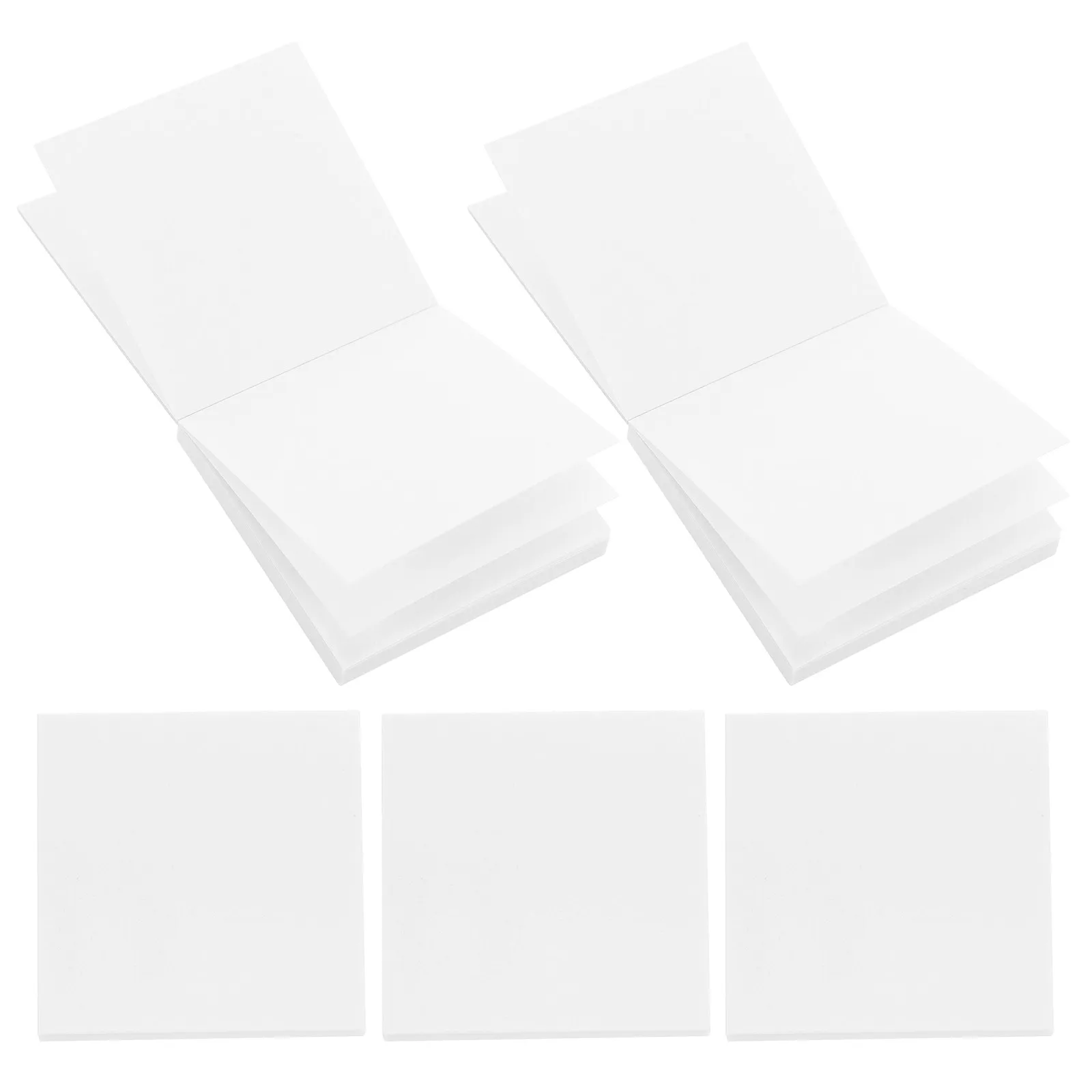 5Sets Double-Sided Palette Paper Waterproof Surface Pigment Adhesion Enhanced Watercolor Paper for Outdoor Painting Art Studio