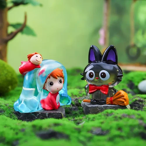 귀여운 토토로 미야자키 하야오 애니메이션 블라인드 박스, 동화 엘프 미스터리 박스, 애니메이션 모델, 어린이 생일 캐릭터 액세서리