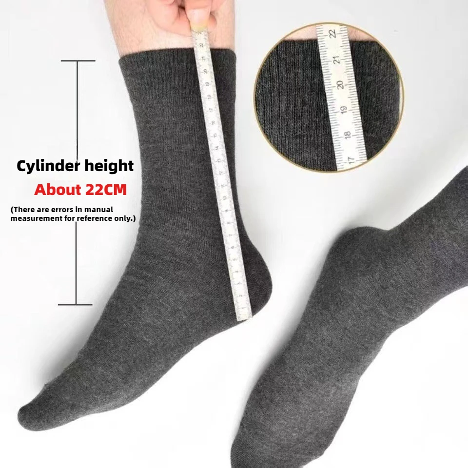 جوارب سوداء فوق الساق للرجال - جوارب سميكة لجميع المواسم رياضية وغير رسمية للارتداء، جوارب كرة السلة للرجال