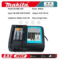 Original 18V Makita DC18RC-LED lithium-ion battery  14.4V 3A charger, for  Makita  BL1850, BL1840, BL1830,electric tool chargers