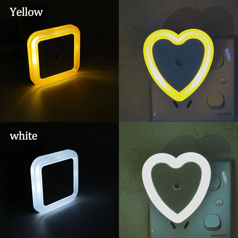 Wireless Mini EU Plug Control Children Room Kid Bedroom Dusk to Dawn Sensor Wall Decoration Midnight Light Creative Gift