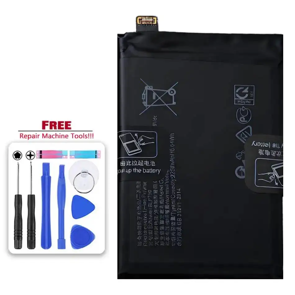 

Для Oppo Realme 7 Pro X7 5G X3 RMX2170 RMX2121 RMX2111 2250 мАч аккумулятор мобильного телефона надежное питание BLP799