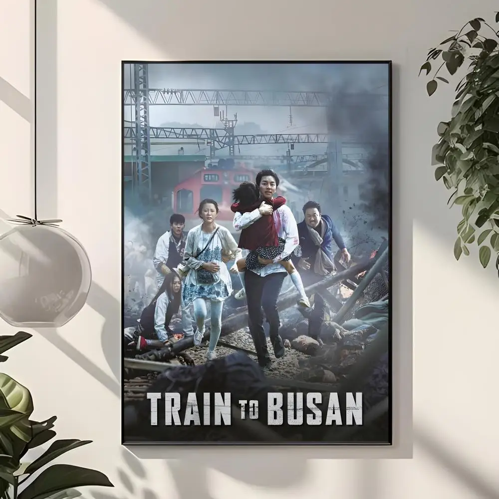 thrilling movie T-Train to Busan Poster Modern Home Decor & Interior Design | Wall Art Collection