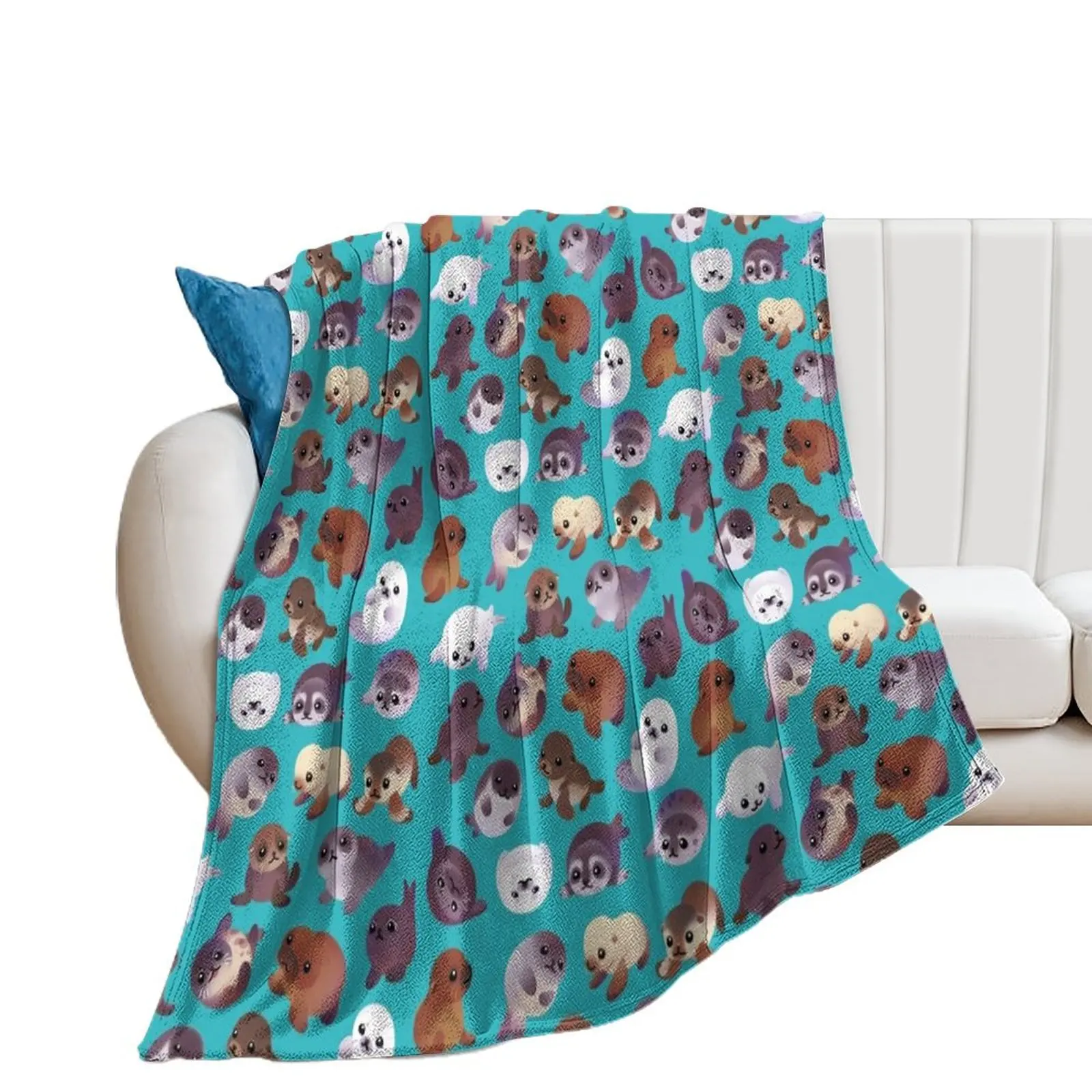 

Seal pup Throw Blanket Quilt Blankets For Sofas Blankets