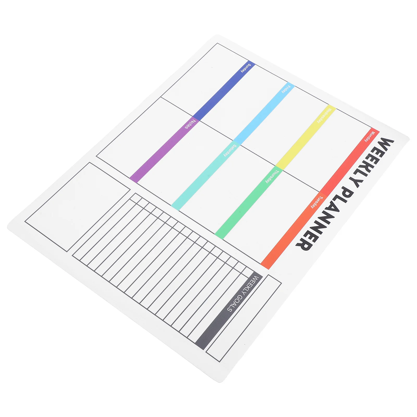 12X16Inch Weekly Planner Whiteboard Sticker Removable Adhesive Dry Erase Sheet For Wall School Waterproof Pvc