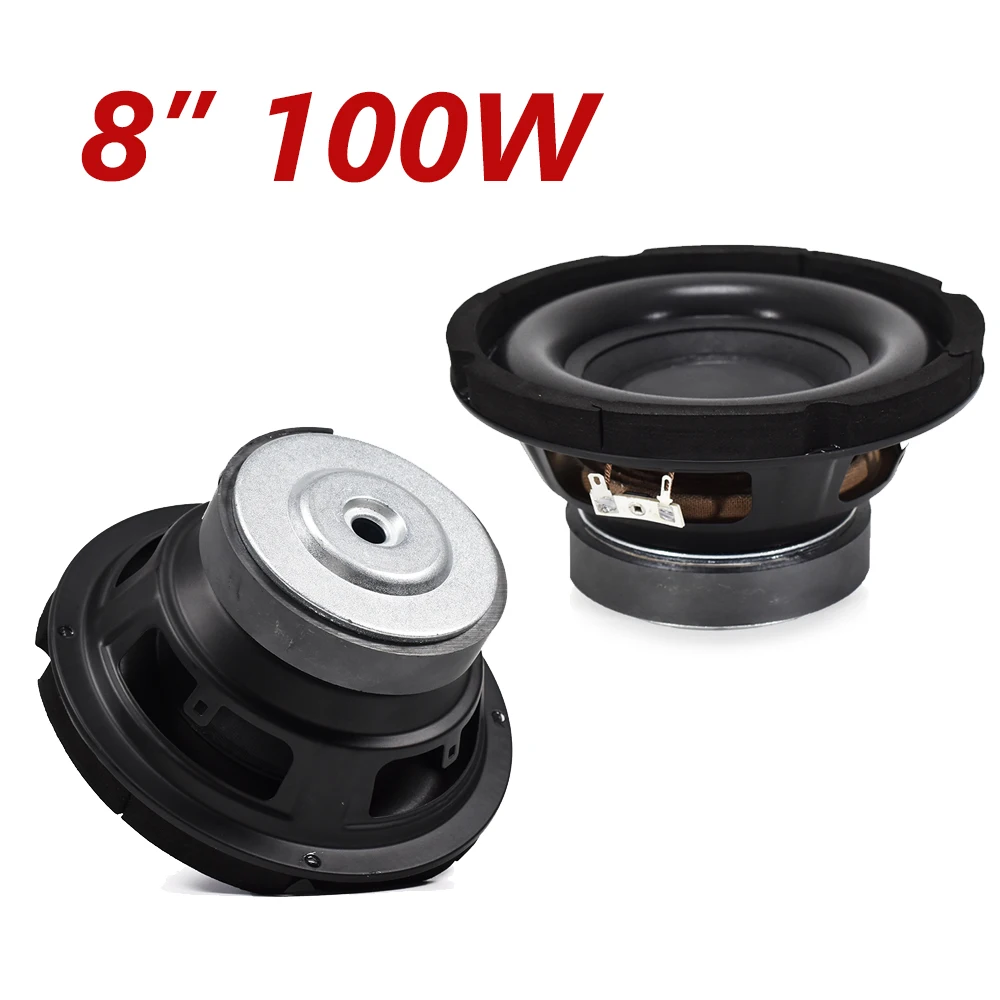 Altoparlante Woofer KB da 8 pollici Audio a bassa frequenza SubWoofer per bassi pesanti sistema Home Theater Hifi fai da te altoparlante 80W 4Ohm