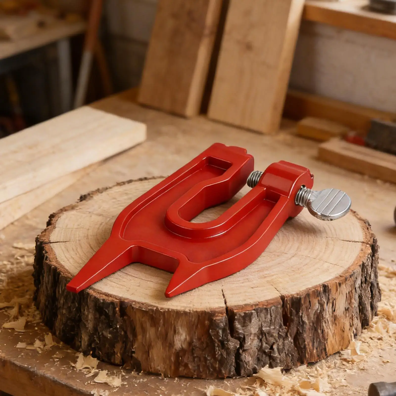 Stump Mount Chainsaw Fixing Clamp, Firm Holding Sharpening Aid, Practical Hand Tool for Timber Processing And Polishing Work
