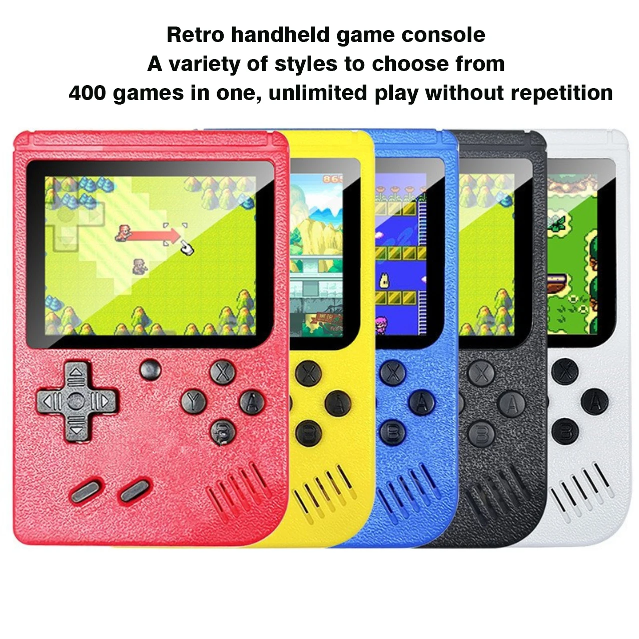 400-In-1 Handheld Mini Game Console, Retro Klassieke Arcade Leuke Tijd Voor Kinderen