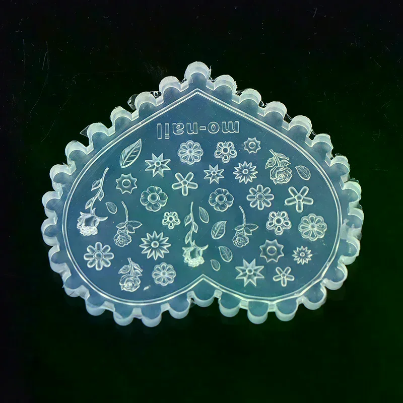 Moule à ongles en forme de fleur 3D, décorations d'ongles, bricolage, moule de manucure en Silicone, outil de fabrication de bijoux