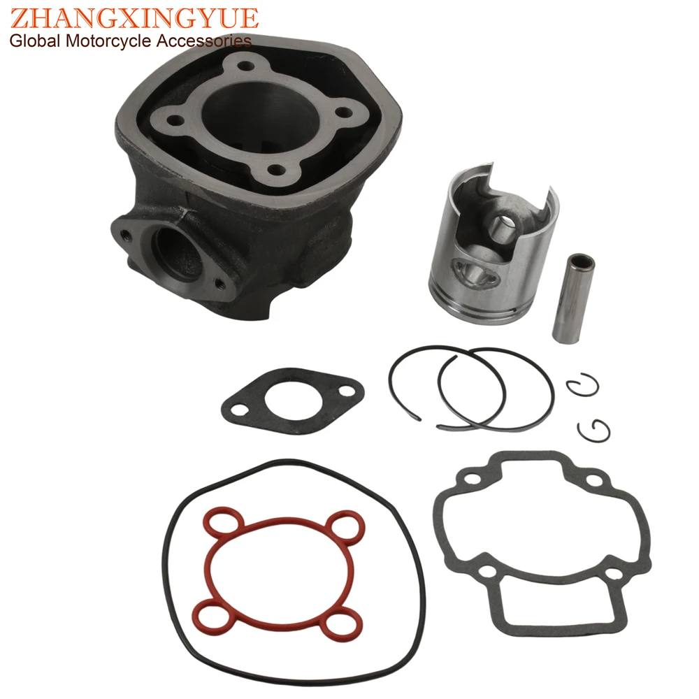 70cc 47mm Big Bore Cylinder Kit For Piaggio Nrg Power Dd 50 Mc3 Purejet Zip Sp 50cc 2T 830656 833598 100080090