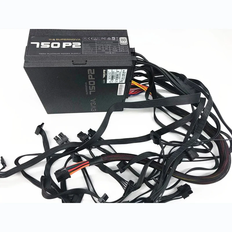 For Mining Power Supply for EVGA  Evga750p2 750W 100% Test Before Shipment