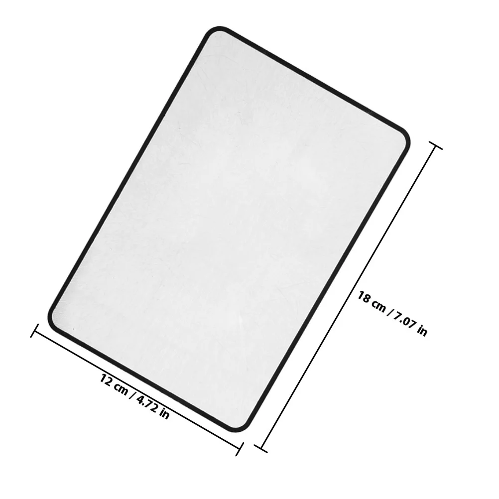 2 قطعة المرجعية المكبرة صفحة كاملة القراءة المكبر ورقة رقيقة جدا شفافة بولي كلوريد الفينيل لكبار السن خفيفة الوزن صفحة الكتاب المكبر #4