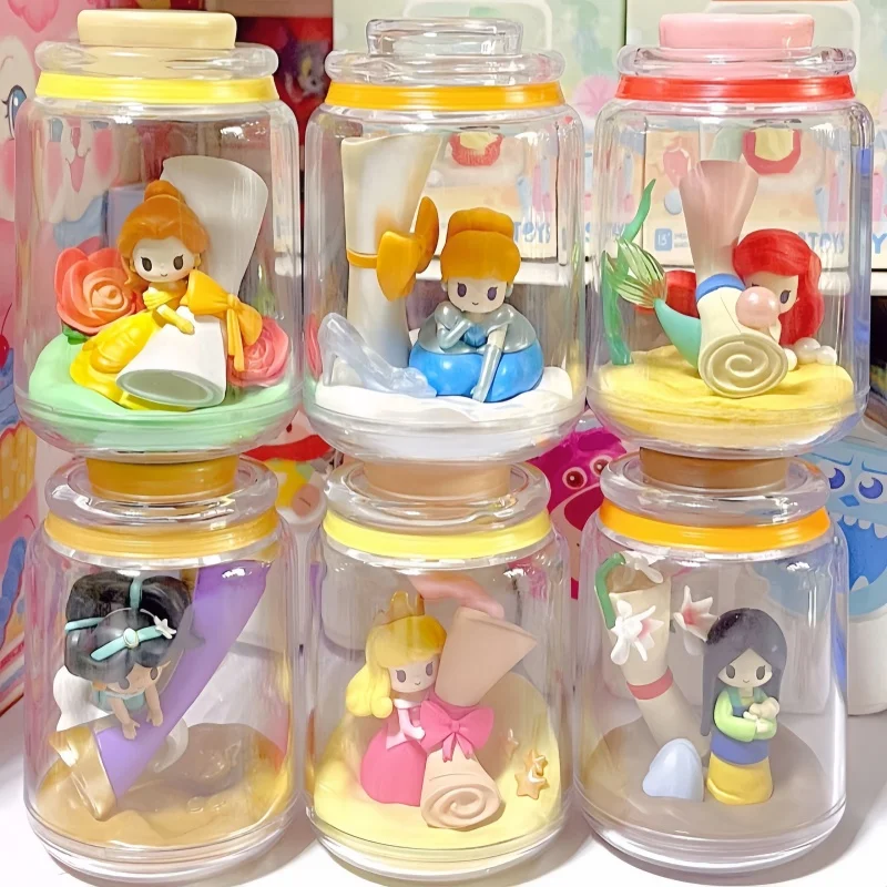 52 jouets fantaisie souhait bouteille série véritable boîte aveugle jouet la princesse dans la bouteille Figurines à collectionner modèle ornements de bureau