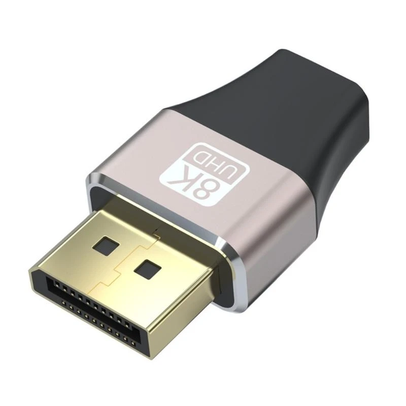 F68C 8K MINI DisplayPort 1.4 8K 60Hz إلى Disportport Postport Adapter ذكر/أنثى إلى أنثى
