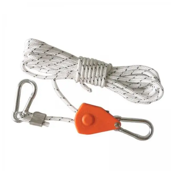 Heavy Duty Tent Wind Rope Pulley Ratchet Adjustable Fast Lock Rope Tensioner for Outdoor Camping Hiking Awning Accessories