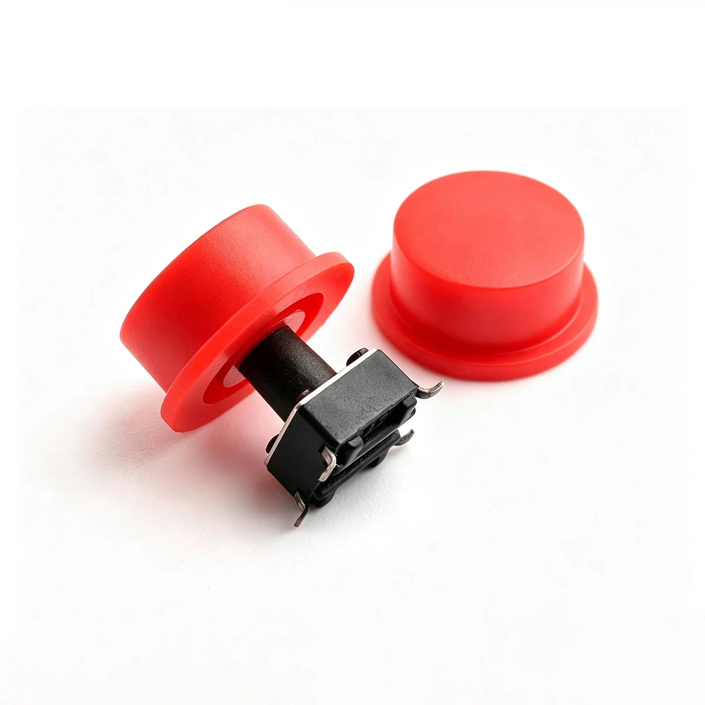 ZE JIE A157 Keycap for 6*6 Tactile Switch, 7-8.5 Self-locking Switch Button Cap, Micro Switch Outer Size 12*5.6