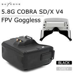 SKYZONE Cobra SD X V4 FPV Video Goggles Receiver 5.8G Head Tracker DVR for FPV Racing Drone