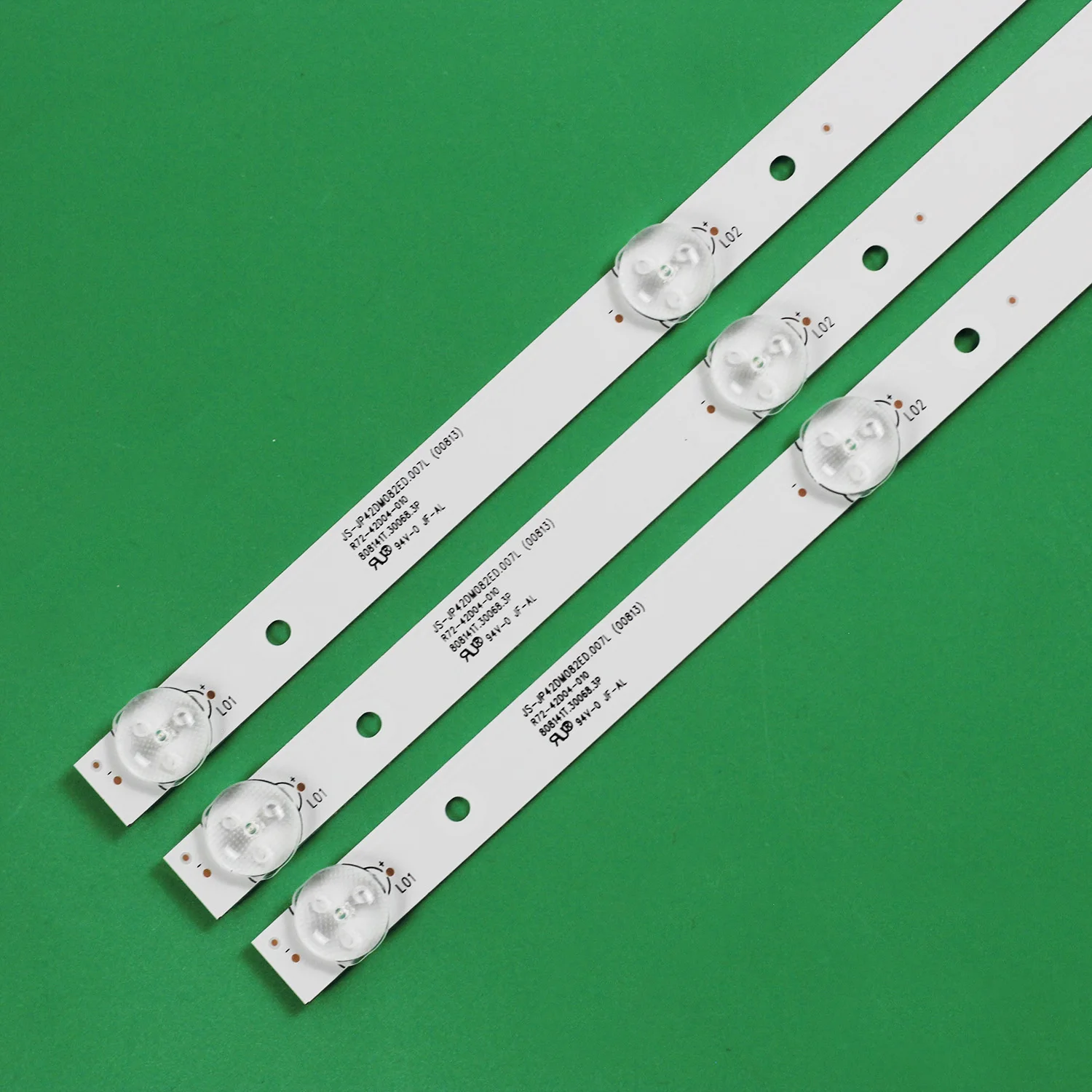 New 3pcs/set 808MM LED backlight strips for JS-JP42DM082ED.007L(00813) R72-42D04-010 STARWIND SW-LED42BB200 6V