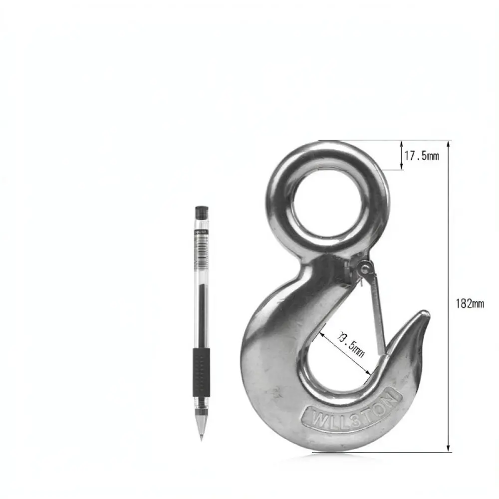 304 Stainless Steel American Rotating Eye Hook Hardware For For Taihua Industrial Crane Rigging Cargo Lifting Supply