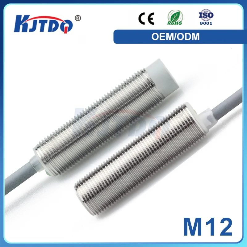 M12 AC 2wires Unshielded NO NC IP68 Sn8mm/10mm 220V 110V 90V 250V Inductive Proximity Sensor