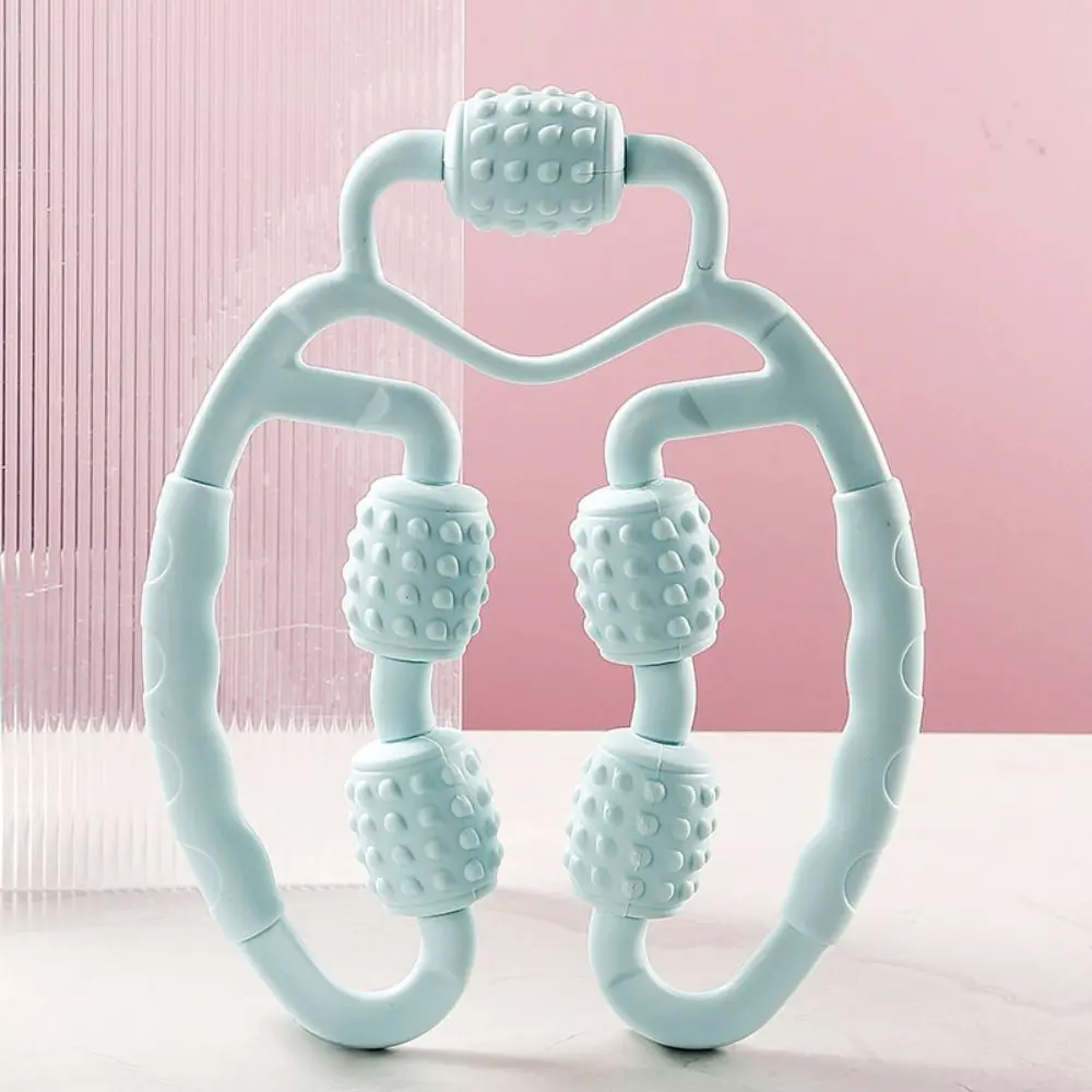 Five Wheel Massager Ring Leg Clip Body Massager Muscle Relaxation Yoga Massage Roller U-shaped Fitness Annular Leg Clamp