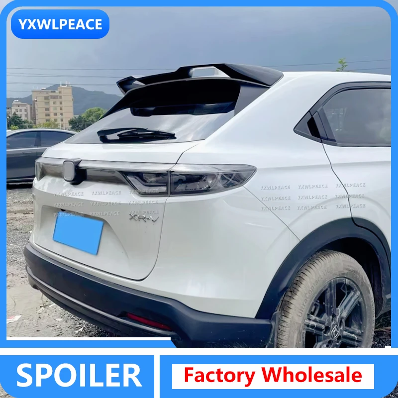 

For Honda HR-V VEZEL HRV XRV XR-V 2021 2022 Roof Spoiler ABS Material Car Rear Trunk Wing Body Kit Accessories