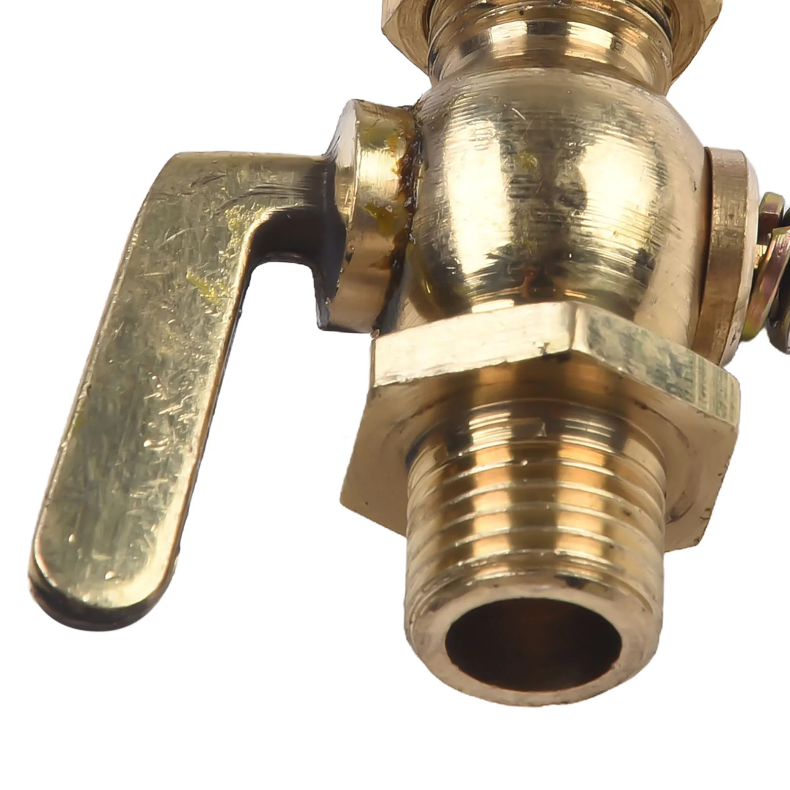 1/8IN-1/4IN Valve Brass Petcock 6.5 * Height 4.5cm Copper Dowel Mouth G1/4 Air Intake Fuel Delivery Accessories