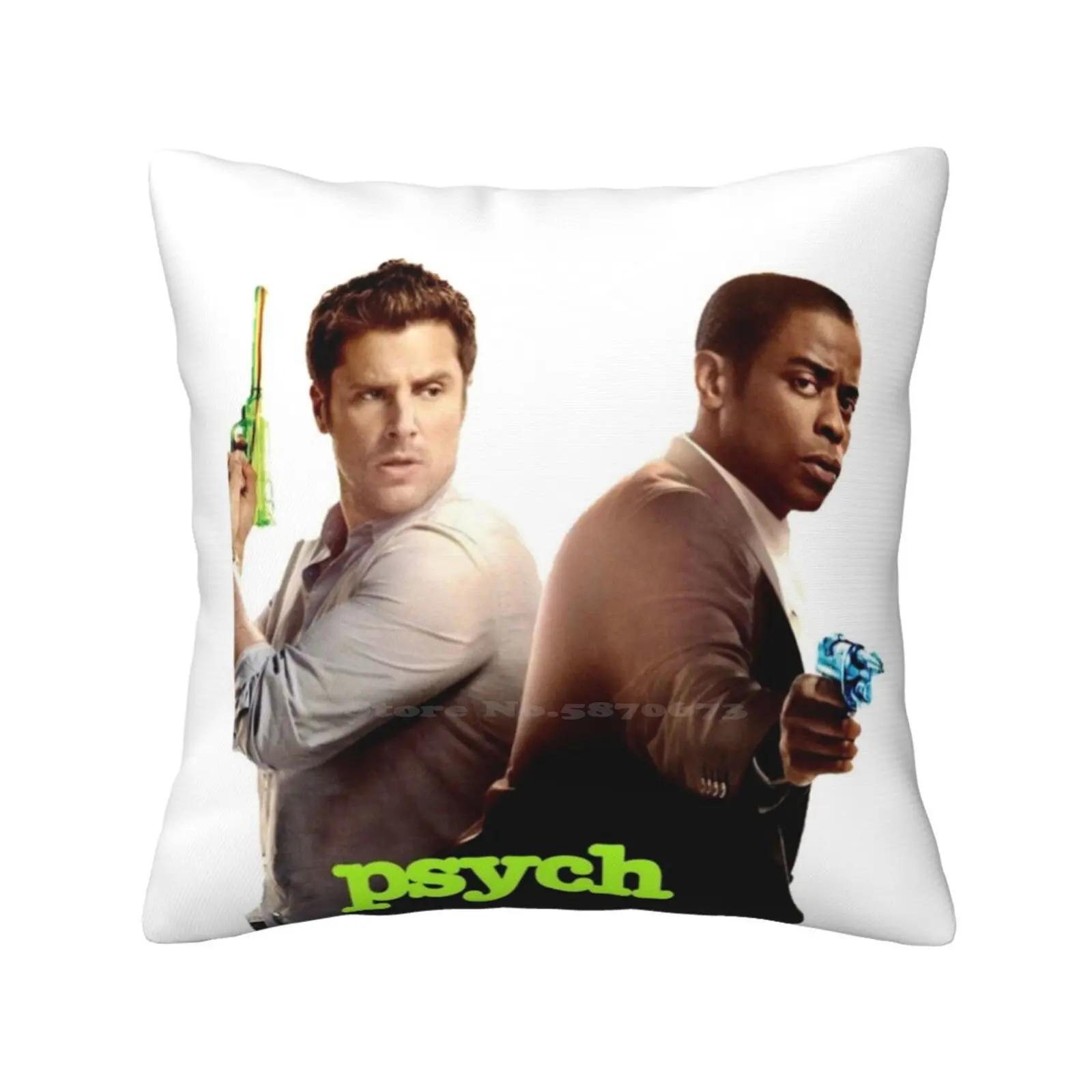 Psych Design Fashion Sofa Throw Pillow Cover Pillowcase Psych Tv Show Psych Psych Pluto Reference Burton Guster Shawn Spencer