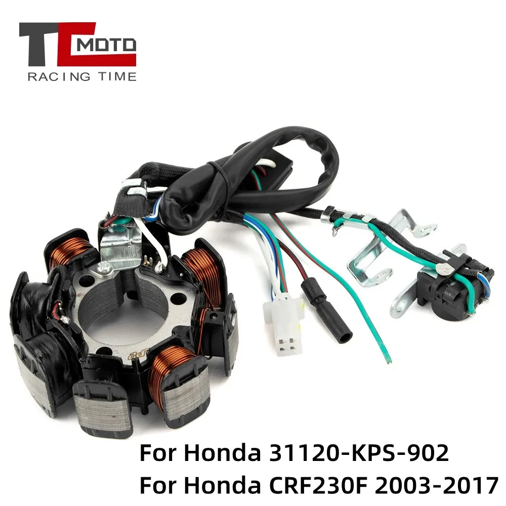 Cewka zapłonowa motocykla stojan Magneto dla Honda CRF230F CRF 230F CRF 230 F 2003-2017 31120-KPS-902 Generator ładowanie