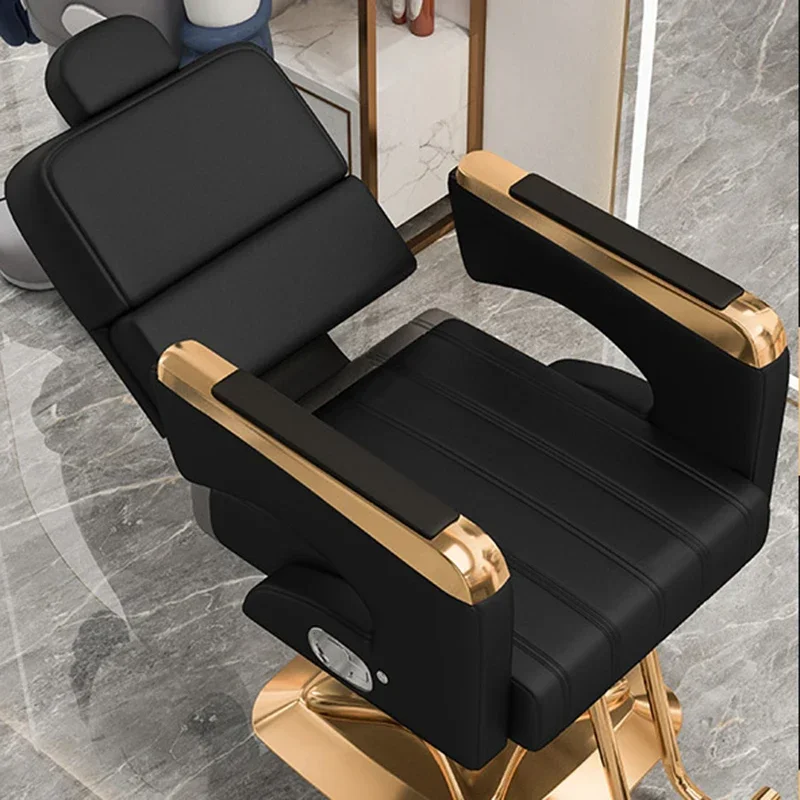 

Роскошные парикмахерские кресла для парикмахерской, современный профессиональный парикмахерский подъемник, парикмахерские кресла, лифт для химической завивки, коммерческая мебель Sillas FYBC