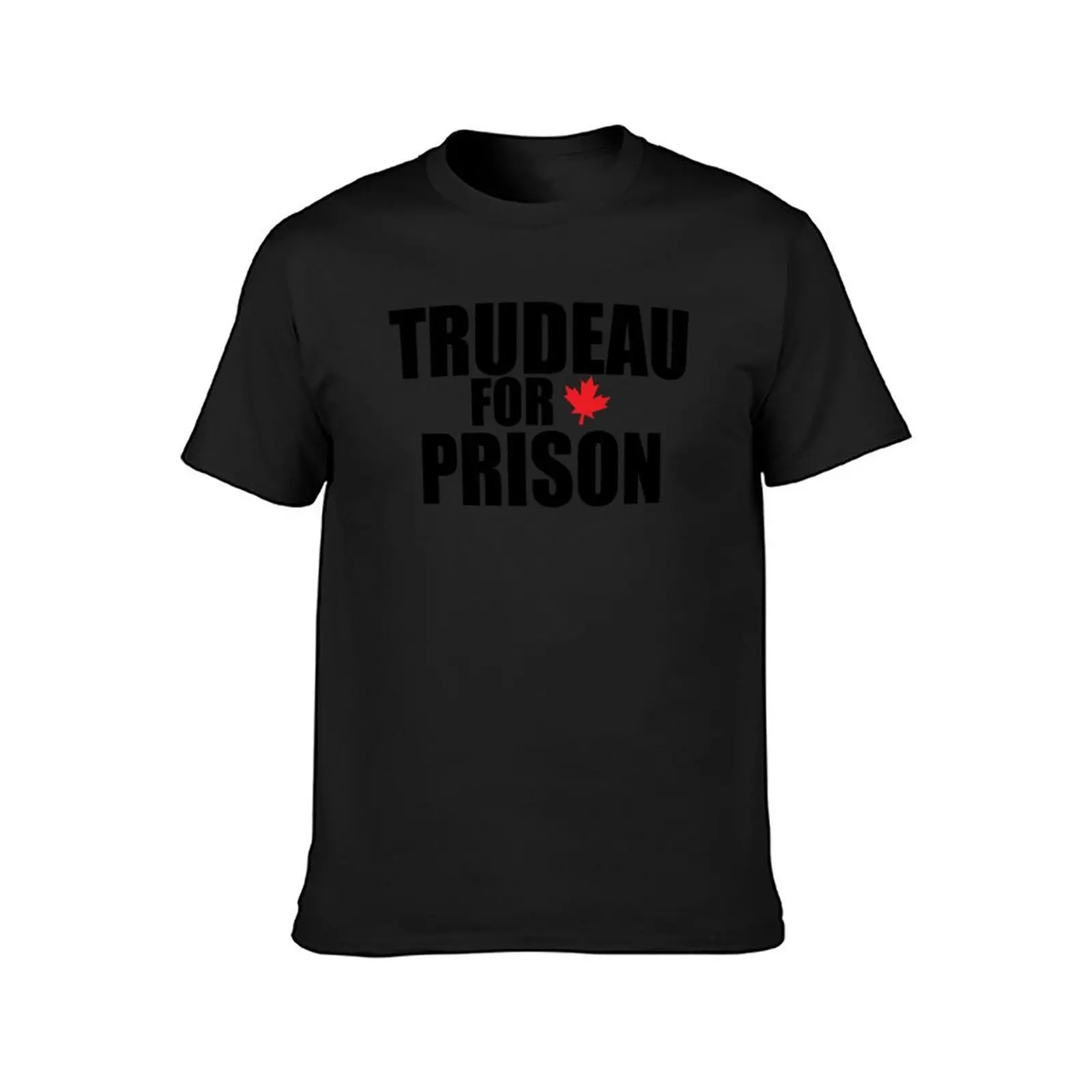 Trudeau For Prison T-Shirt korean fashion vintage clothes funnys Men's t-shirts