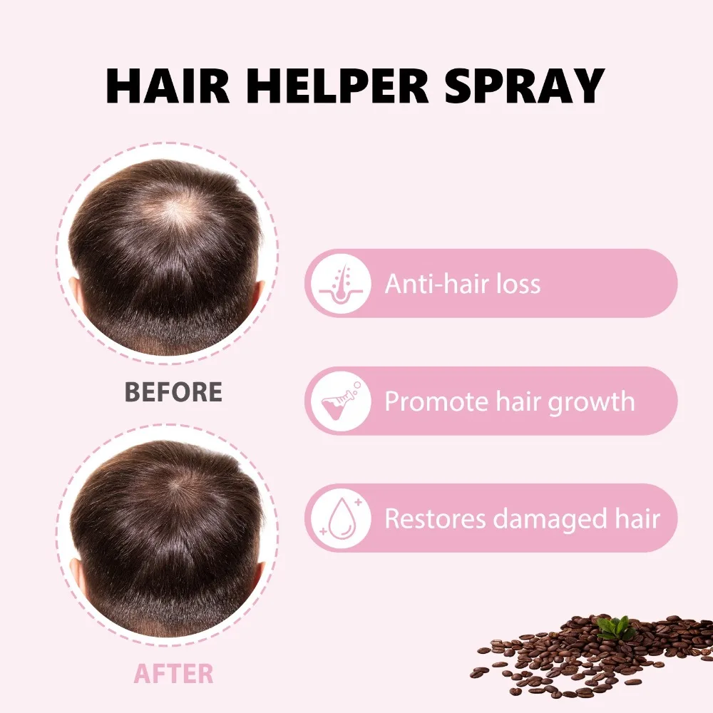 Nourish Hair Hair Helper Spray Strengthens Root Repair Hair Follicles Hair Regrowth Spray Hair Growth Booster All Hair Types