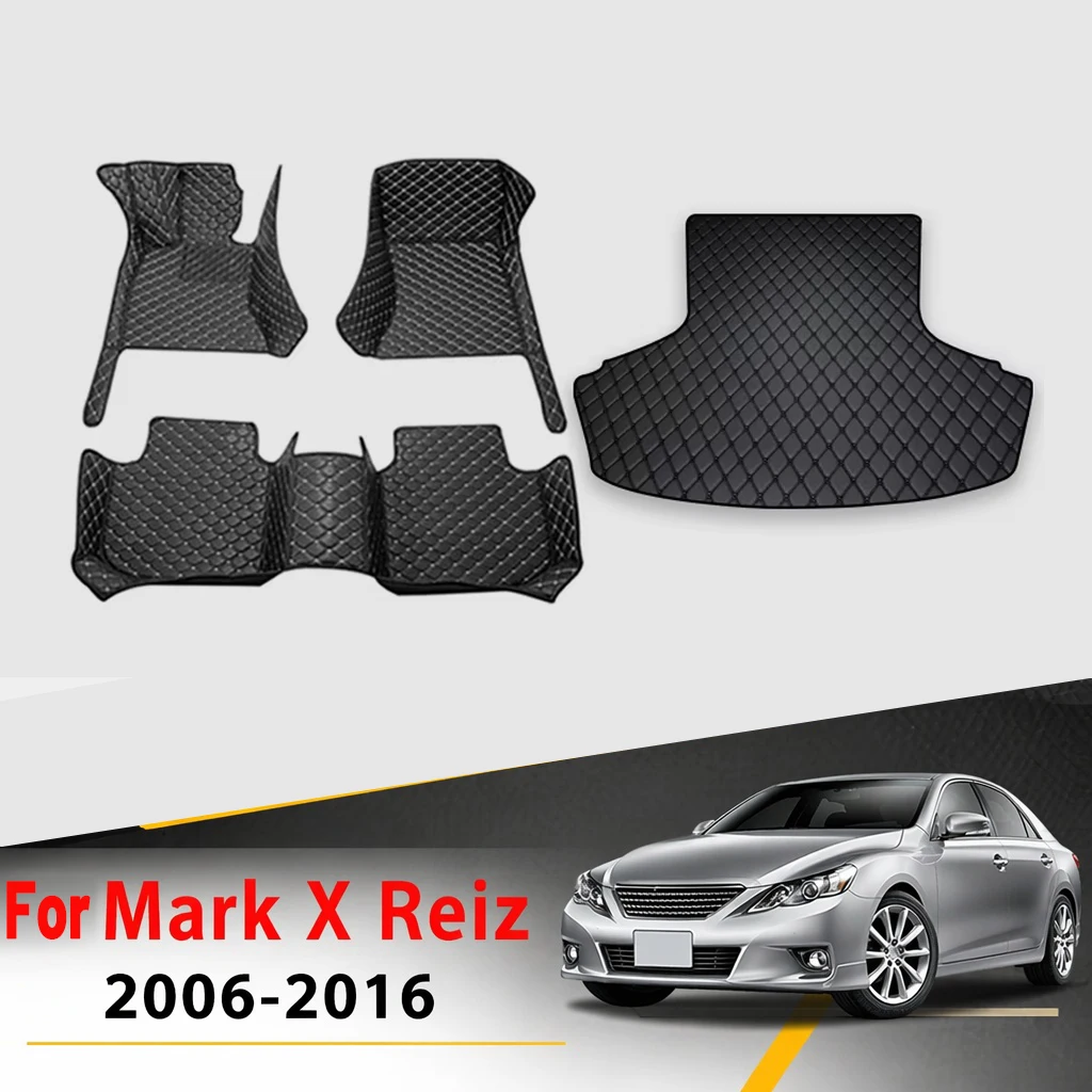 

Car Floor Mats Trunk Carpets For Toyota Mark X Reiz 2016 2015 2014 2013 2012 2011 2010 2009 2008 2007 2006 Interior Accessories
