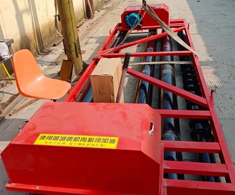 Three-roller shaft paver Lifting pulp Vibration paver Strand spiral paver