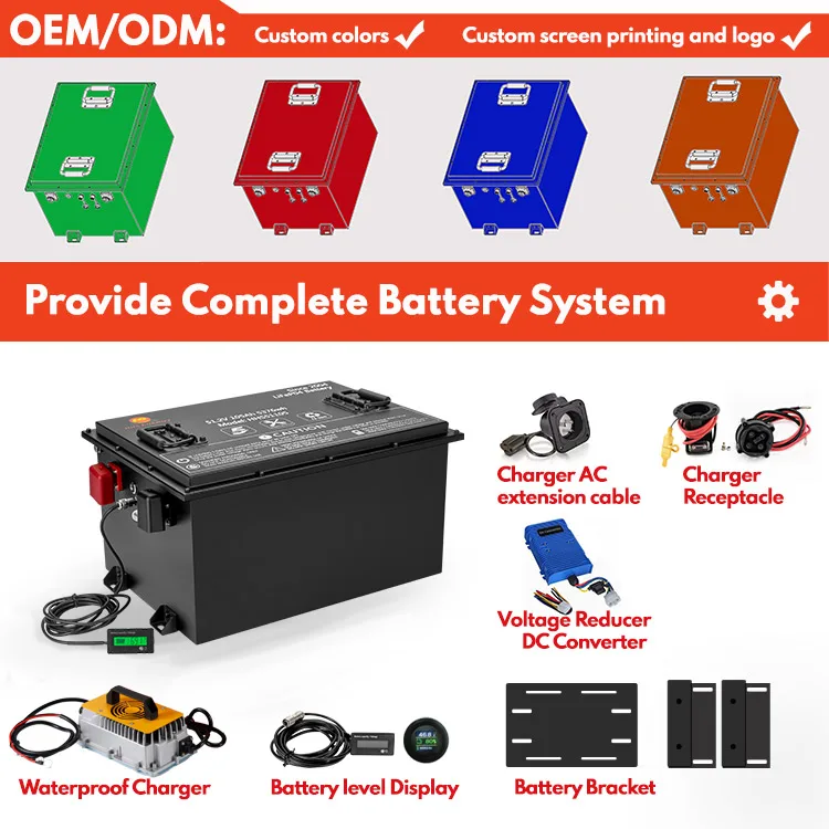 Mini golf cart batteries 48volt cart battery 48 volt 36ah 80ah electric golf car battery pack