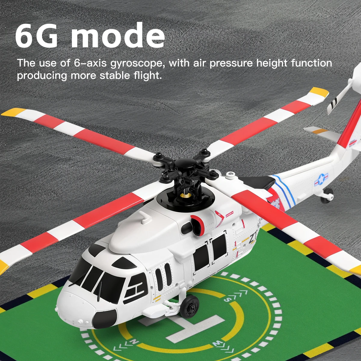 WLtoys K170 atualizado para helicóptero de controle remoto K270 Black Eagle, modelo de aeronave sem escova UH60 com posicionamento de fluxo óptico