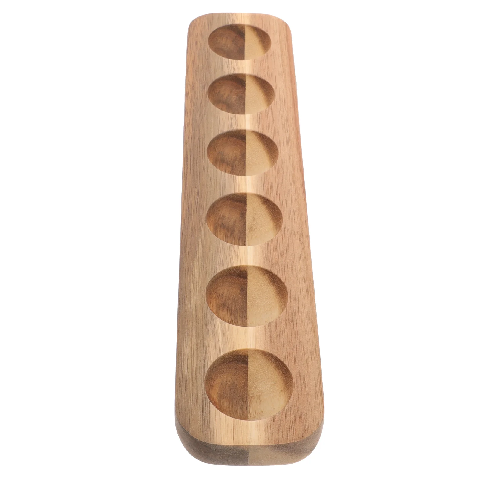 

Wooden Holder For Kitchen Natural Wood Chicken Storage Tray, Smooth Safe Surface, Elegant Egg Organizer, Egg Tray For Home Use