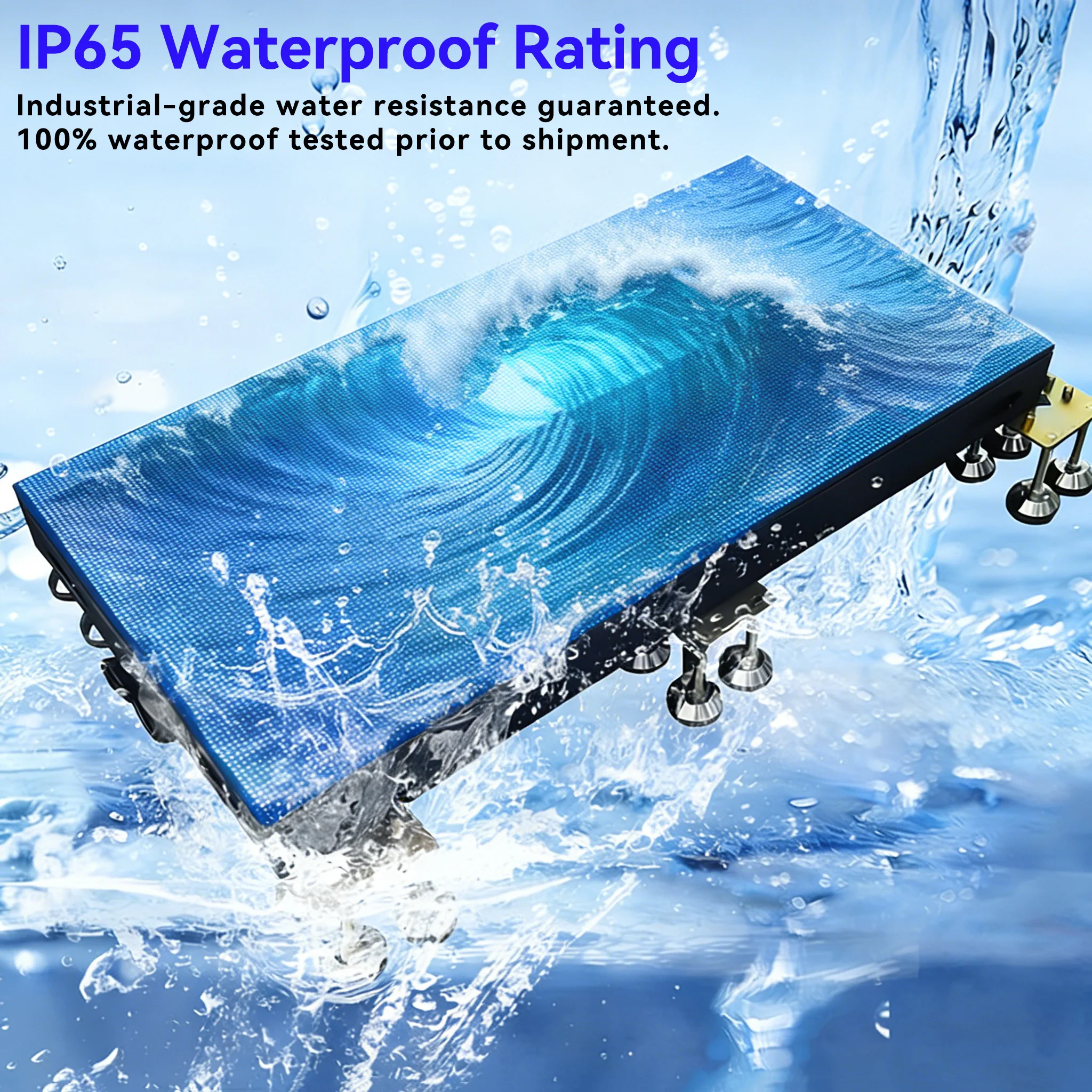 Manufacturer Cheap Price Direct Sale Customize High Quality Dynamic Floor Display ScreenHigh-intensityFootTrafficHuman-ScreenInt